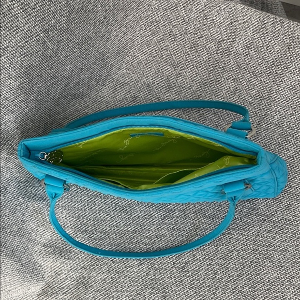 Vera Bradley Turquoise Quilted Shoulder Bag - Picture 5 of 16